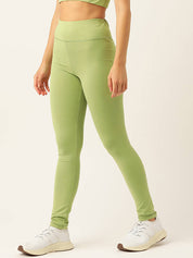 KOTTY  Solid Women Green TightsKOTTY  Solid Women Green Tights
