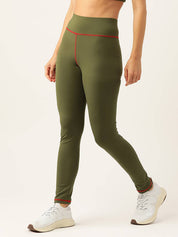 KOTTY  Solid Women Green Tights