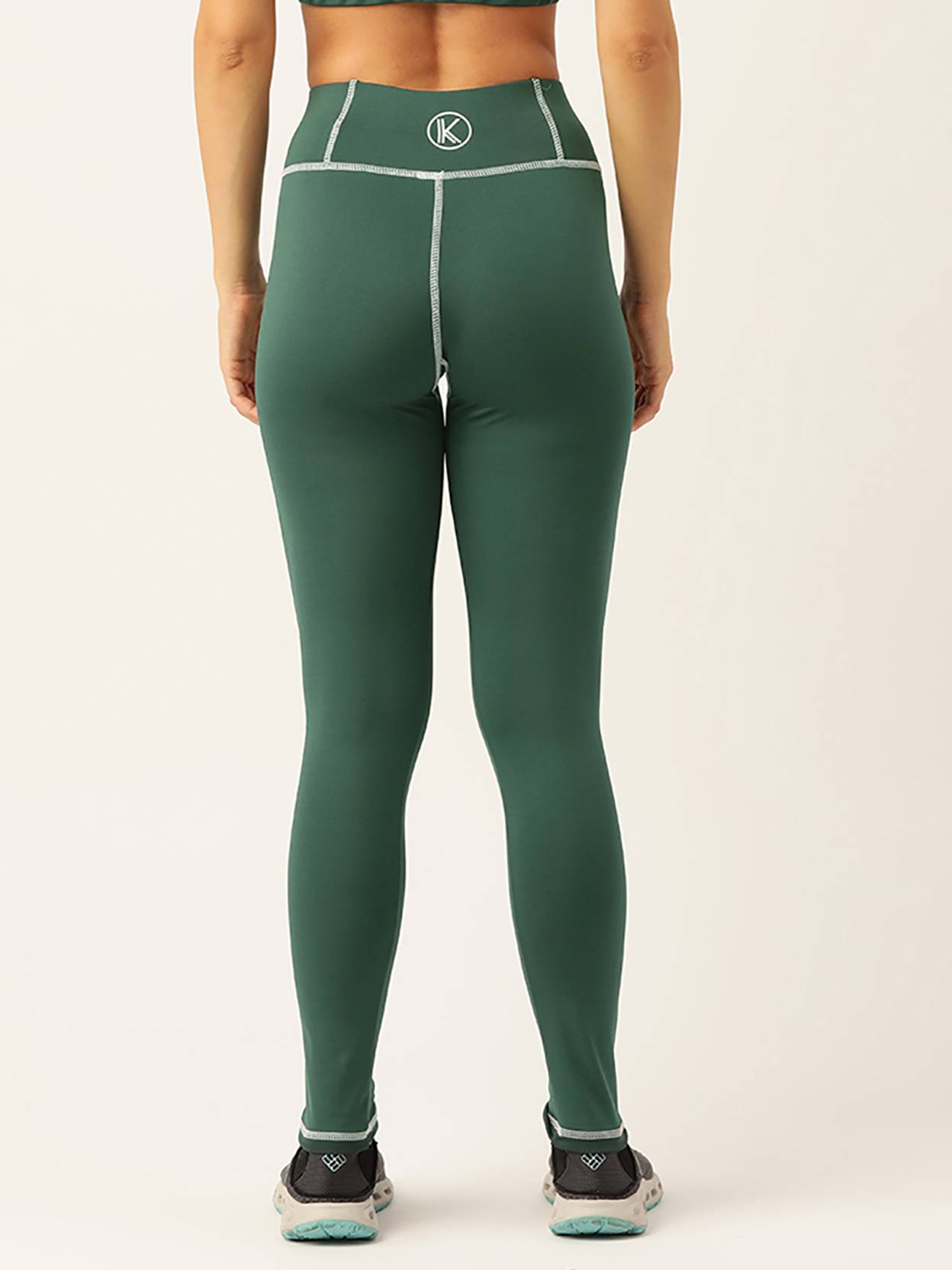 KOTTY  Solid Women Green Tights