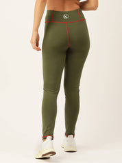 KOTTY  Solid Women Green Tights