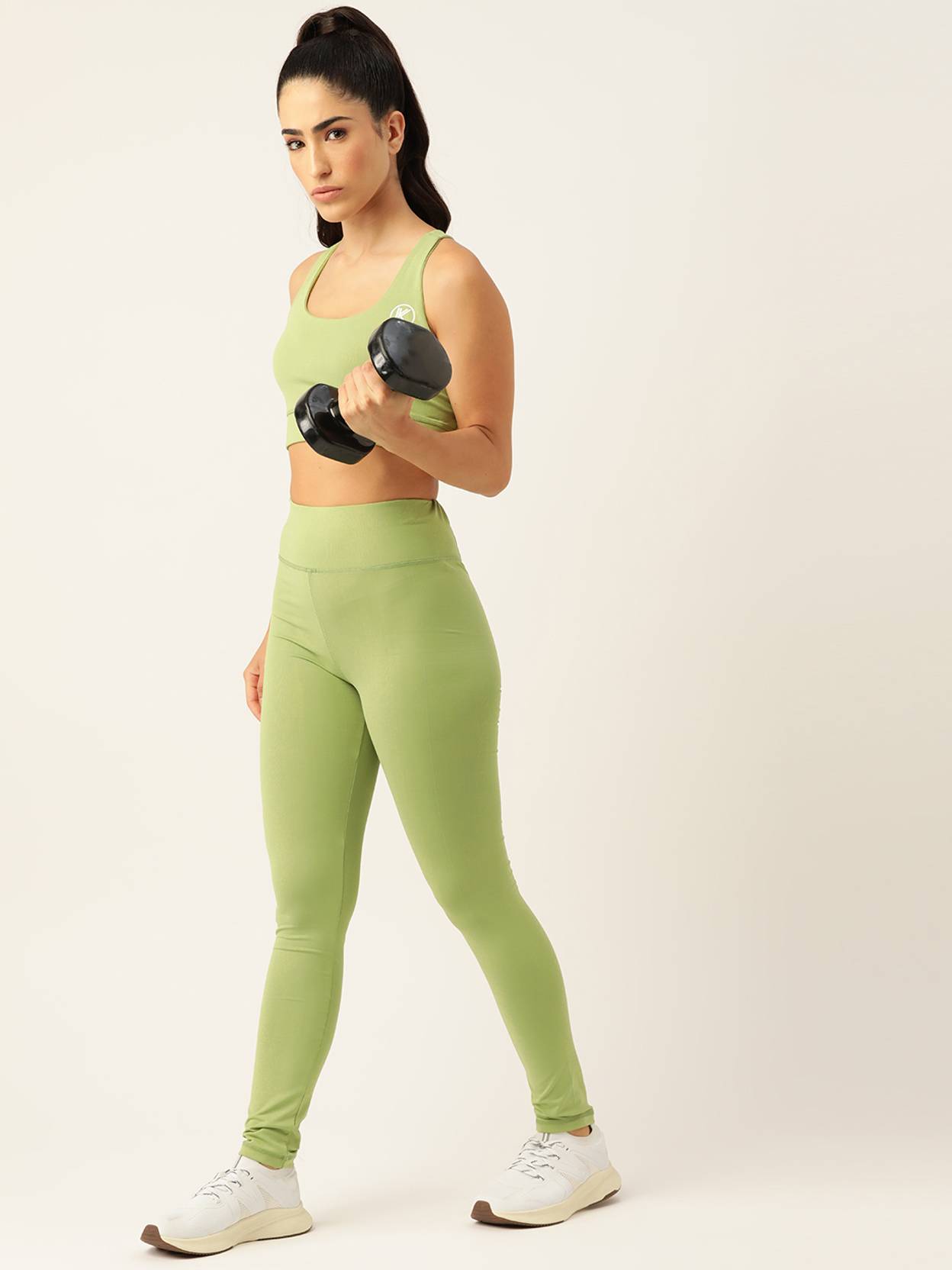 KOTTY  Solid Women Green TightsKOTTY  Solid Women Green Tights