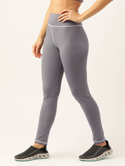 KOTTY  Solid Women Grey Tights
