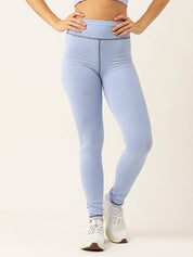 KOTTY  Solid Women Light Blue Tights