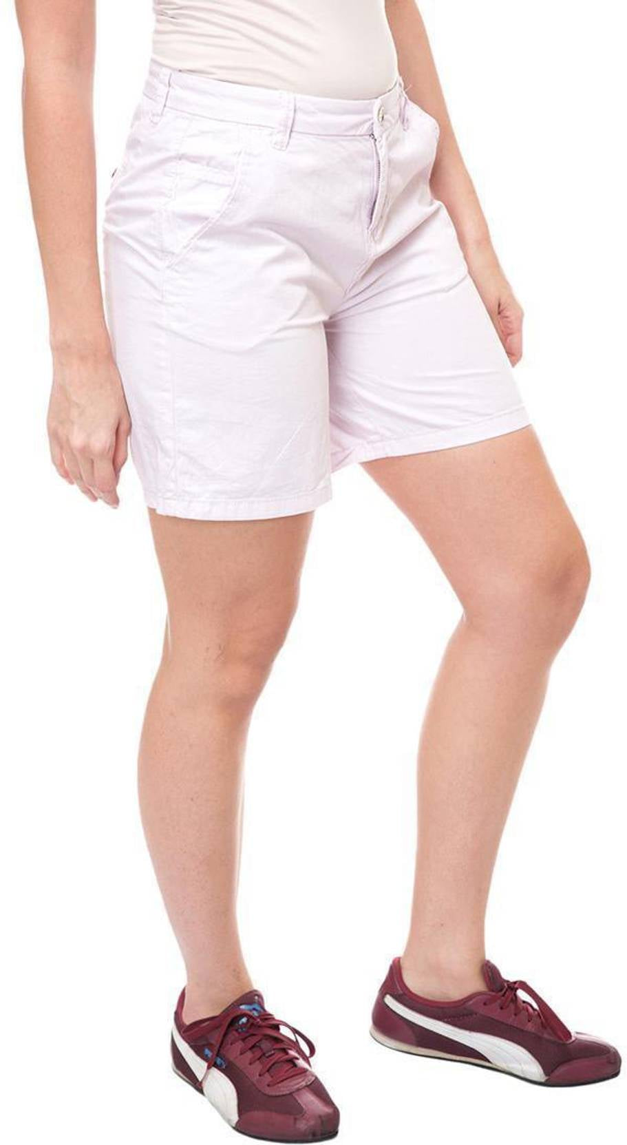 KOTTY  Solid Women Pink Regular Shorts