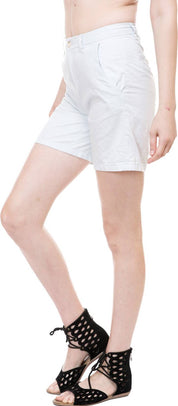 KOTTY  Solid Women White Regular Shorts