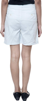KOTTY  Solid Women White Regular Shorts