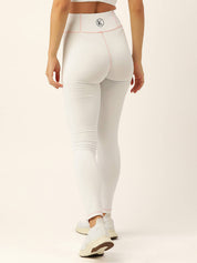 KOTTY  Solid Women White Tights