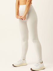 KOTTY  Solid Women White Tights