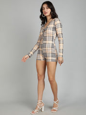 Kotty Checked Jumpsuit