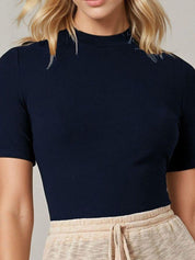 Kotty Women Solid High Neck Top