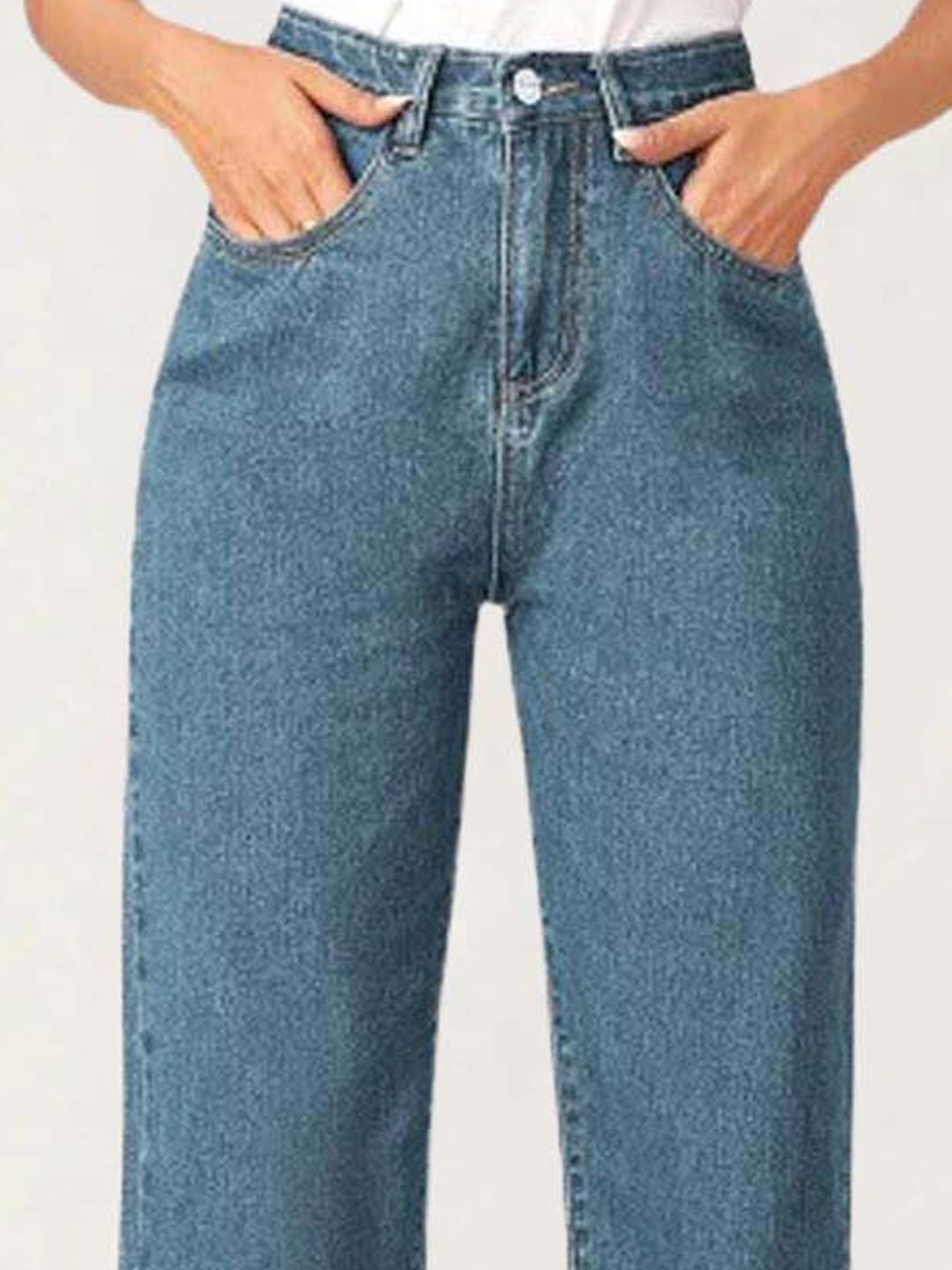 Kotty Women Straight Fit High-Rise Stretchable Jeans