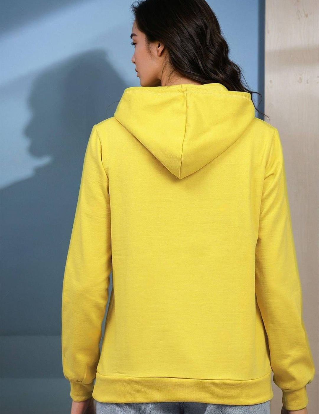 Kotty Women Graphic Printed Hooded Neck Full Sleeve Sweatshirt