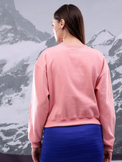 Kotty Women Solid Round Neck Full Sleeve Pullover Sweatshirt