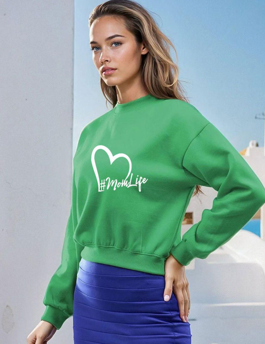 Kotty Women Typography Printed Long Sleeves Sweatshirt