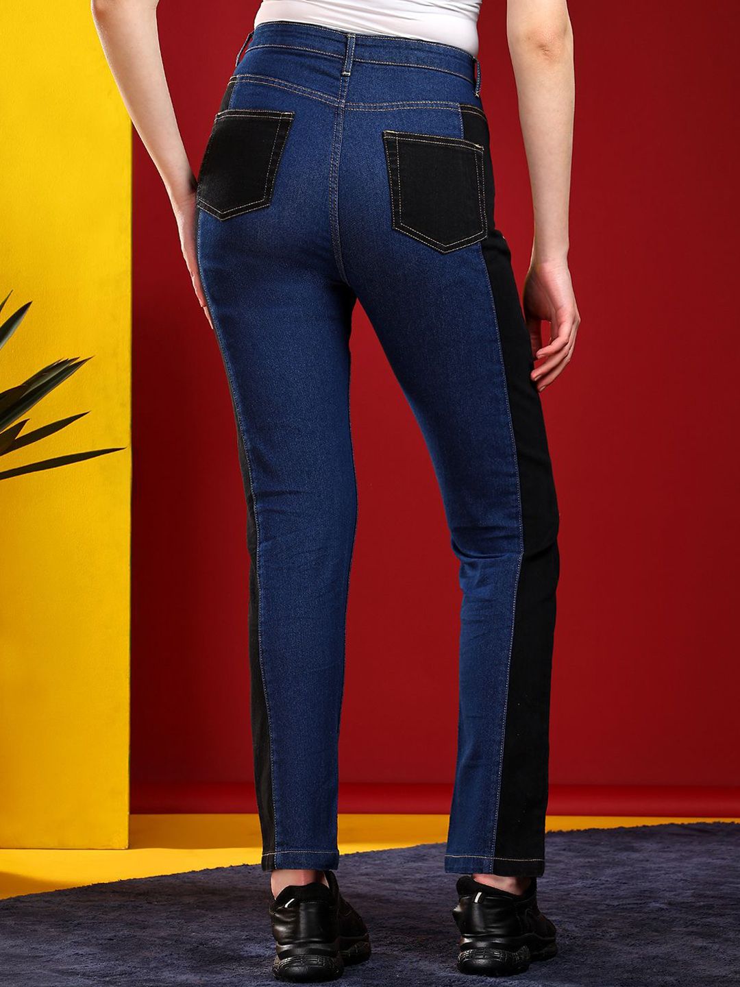 Kotty Women Jean Skinny Fit High-Rise Stretchable Jeans