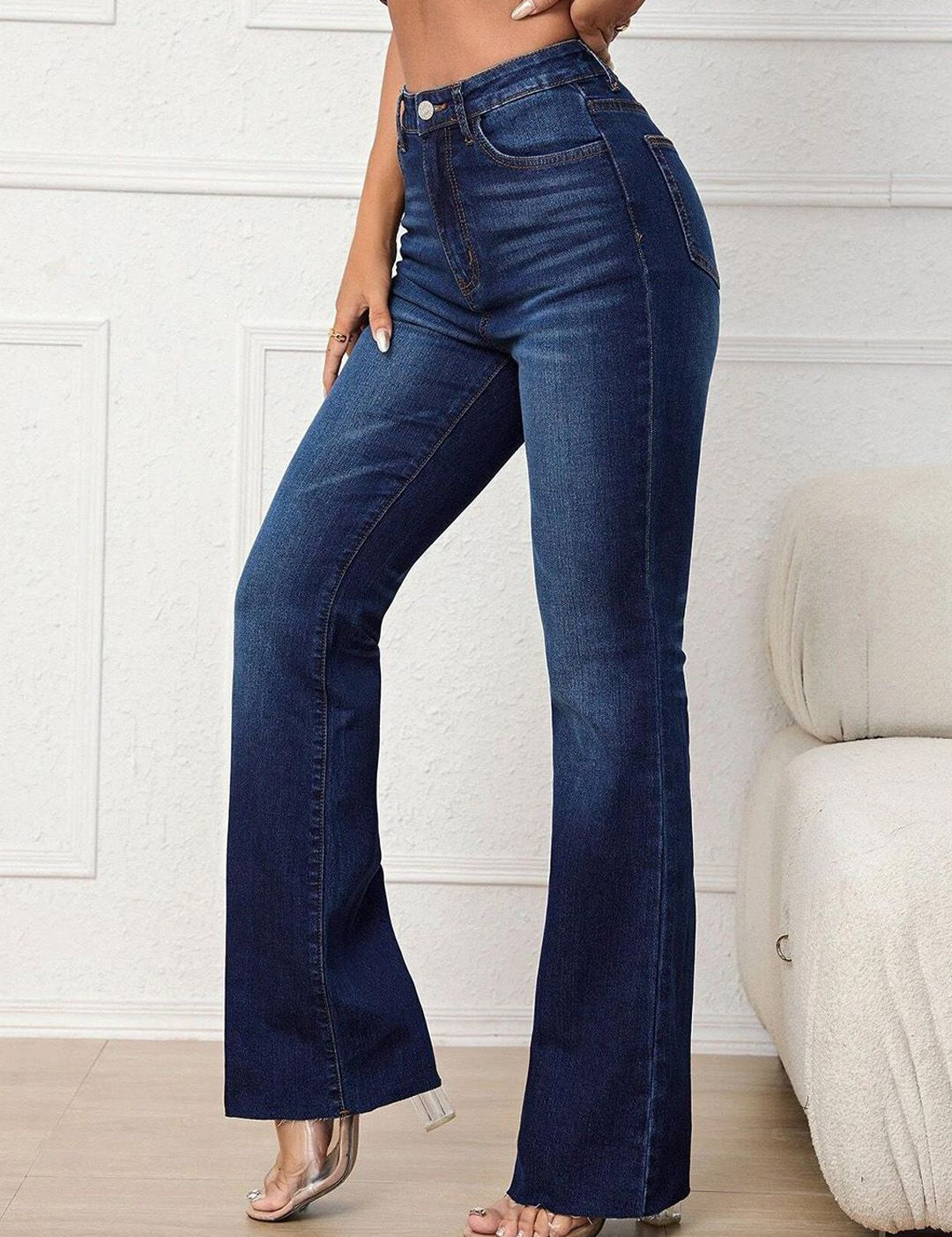 Kotty Women Bootcut High-Rise Stretchable Jeans