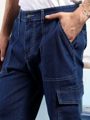 Kotty Men Straight Fit Low-Rise Stretchable Jeans