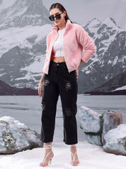 Kotty Women Mock Collar Sweatshirt