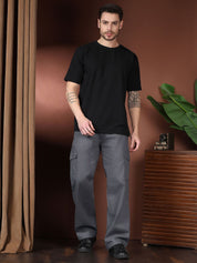 Kotty Men Relaxed Easy Wash Cargos Trousers