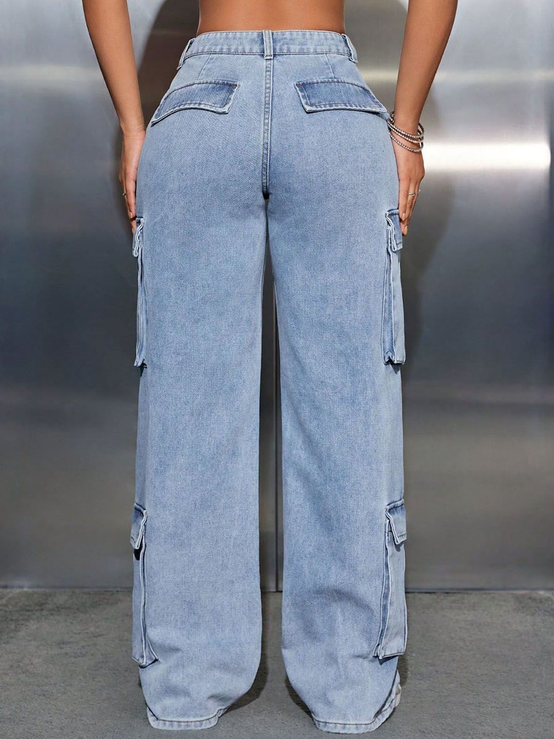 Kotty Women Straight Fit Mid-Rise Stretchable Jeans