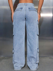 Kotty Women Straight Fit Mid-Rise Stretchable Jeans