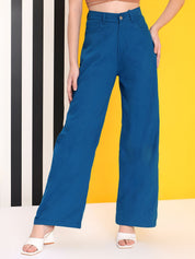 Kotty Women Jean Straight Fit High-Rise Stretchable Jeans