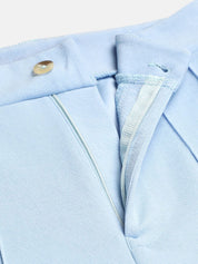 Kotty Women Colourblocked High-Rise Pleated Regular Trousers