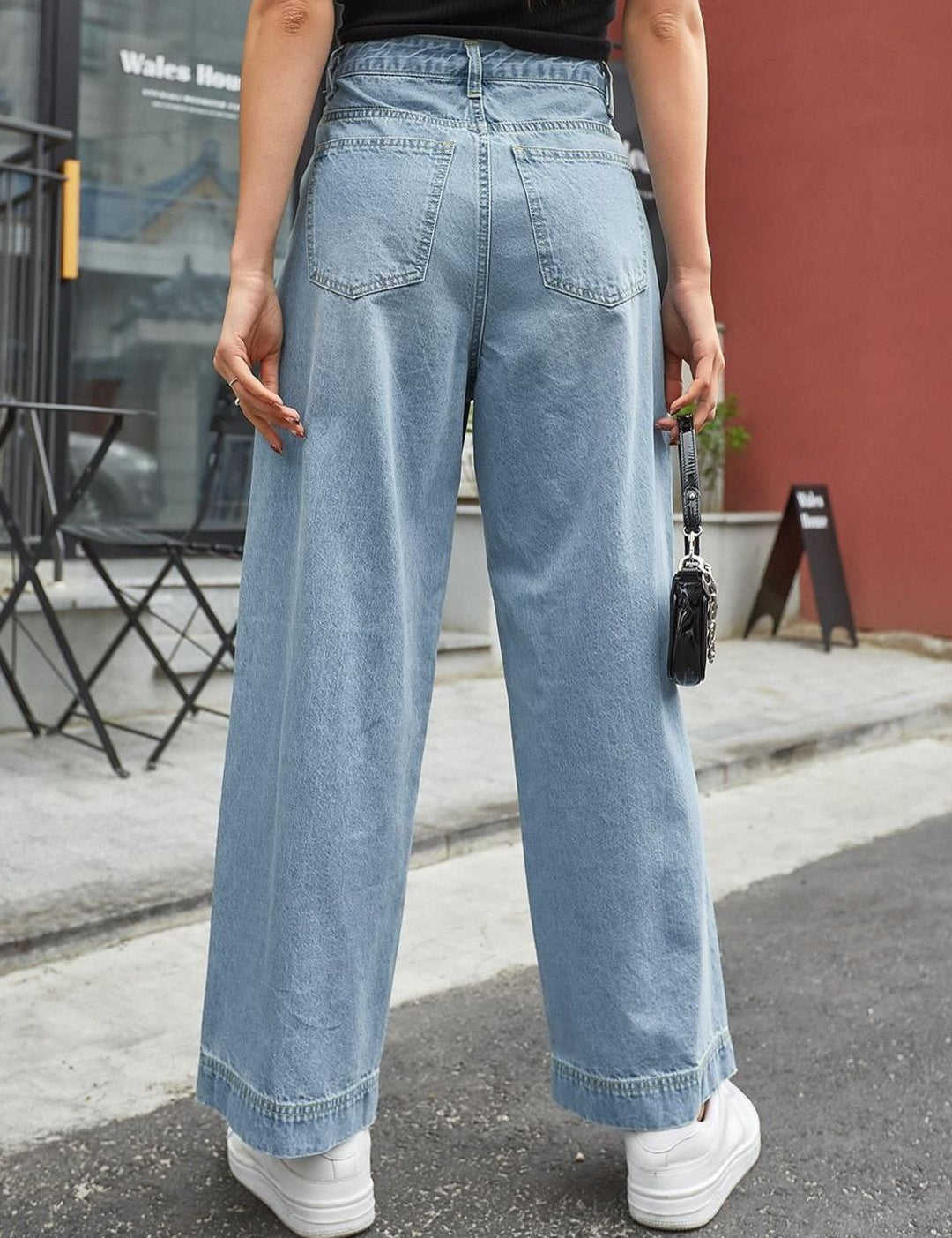 Kotty Women Jean Straight Fit High-Rise Stretchable Jeans