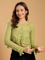 Kotty Embellished Cotton Top