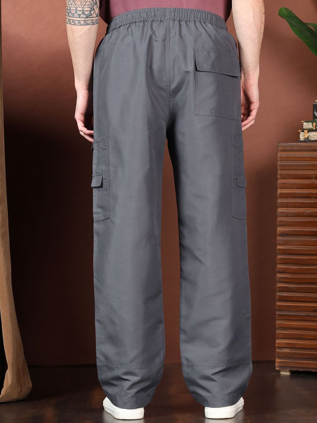 Kotty Men Relaxed Easy Wash Cargos Trousers