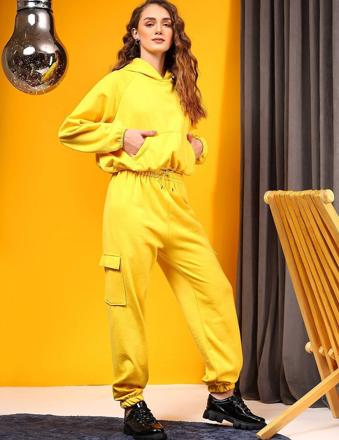 Kotty Hooded Neck Sweatshirt With Joggers