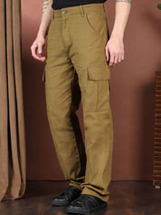 Kotty Men Relaxed Easy Wash Cargos Trousers