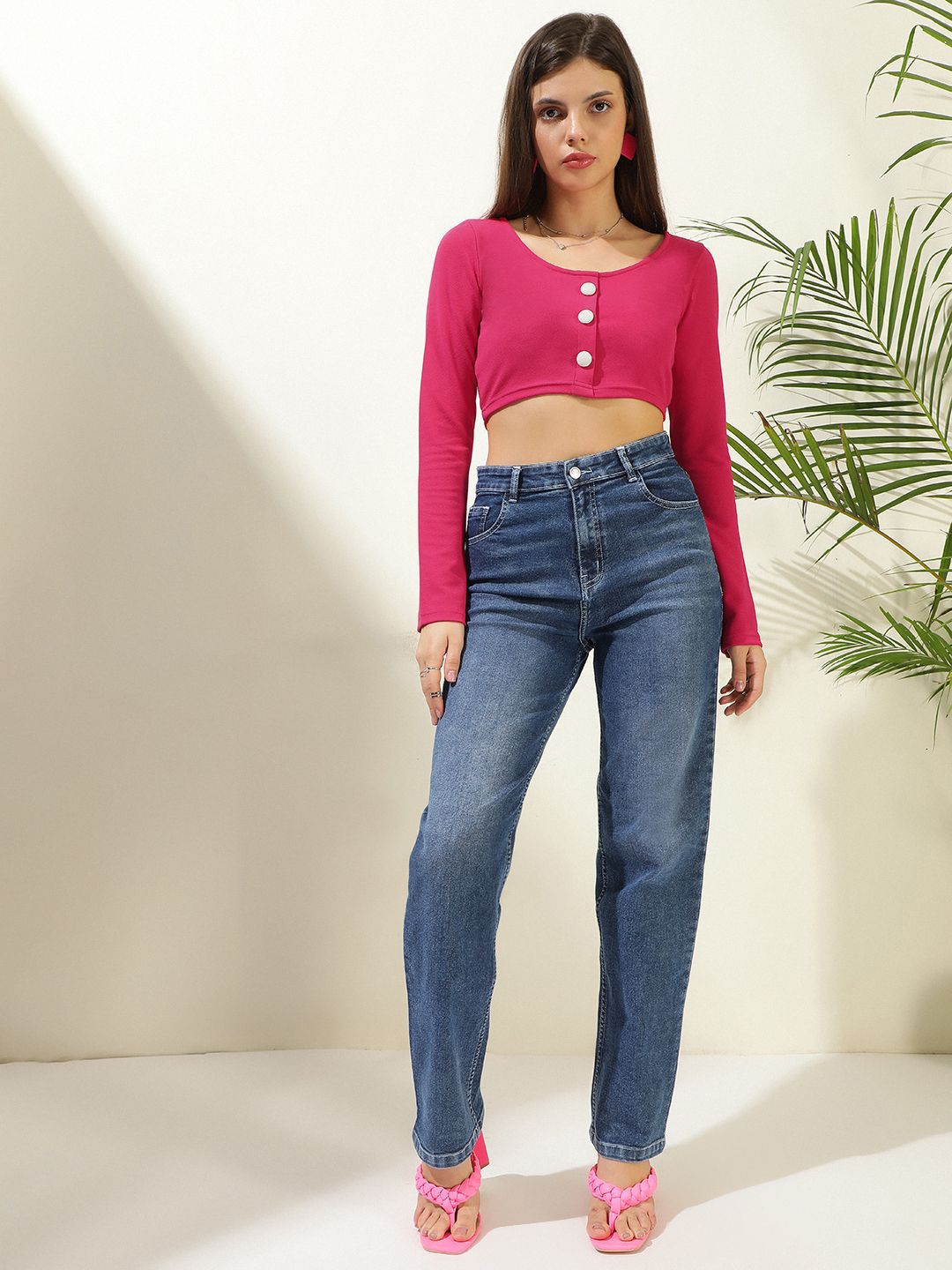 Kotty Women Solid Scoop Neck Top