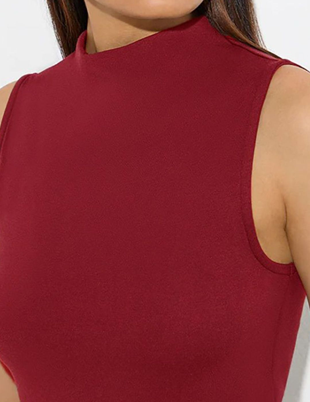 Kotty Women High Neck Sleeveless Top