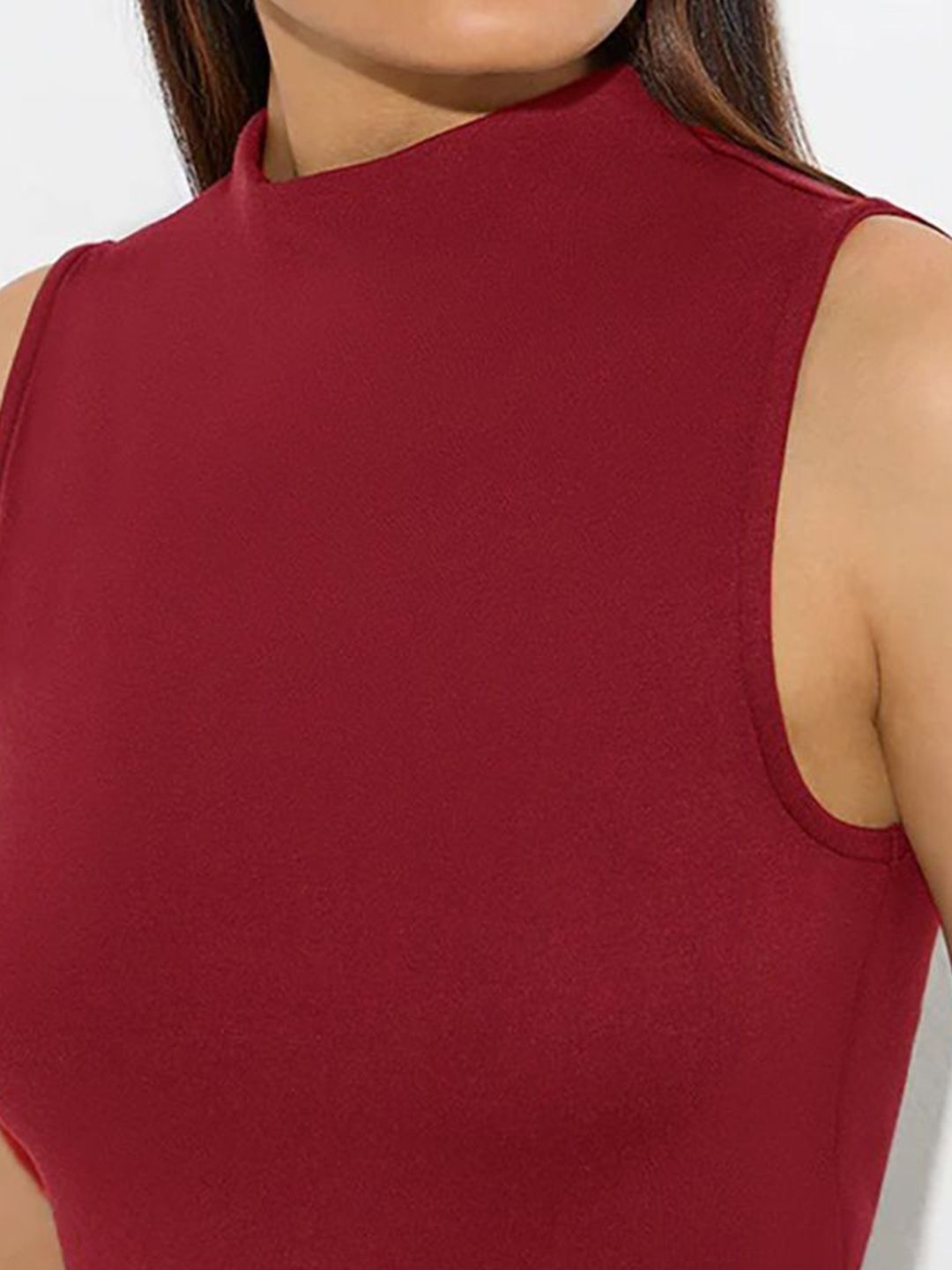 Kotty Women High Neck Sleeveless Top