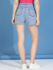 Kotty Women High-Rise Denim Shorts