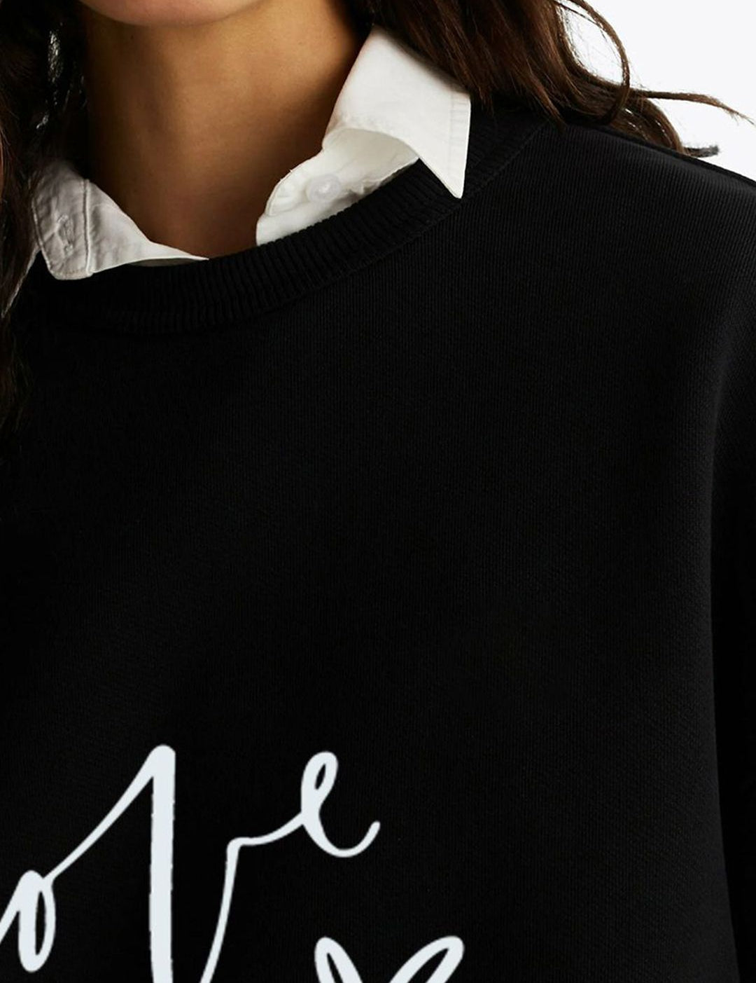 Kotty Women Typography Printed Long Sleeves Sweatshirt