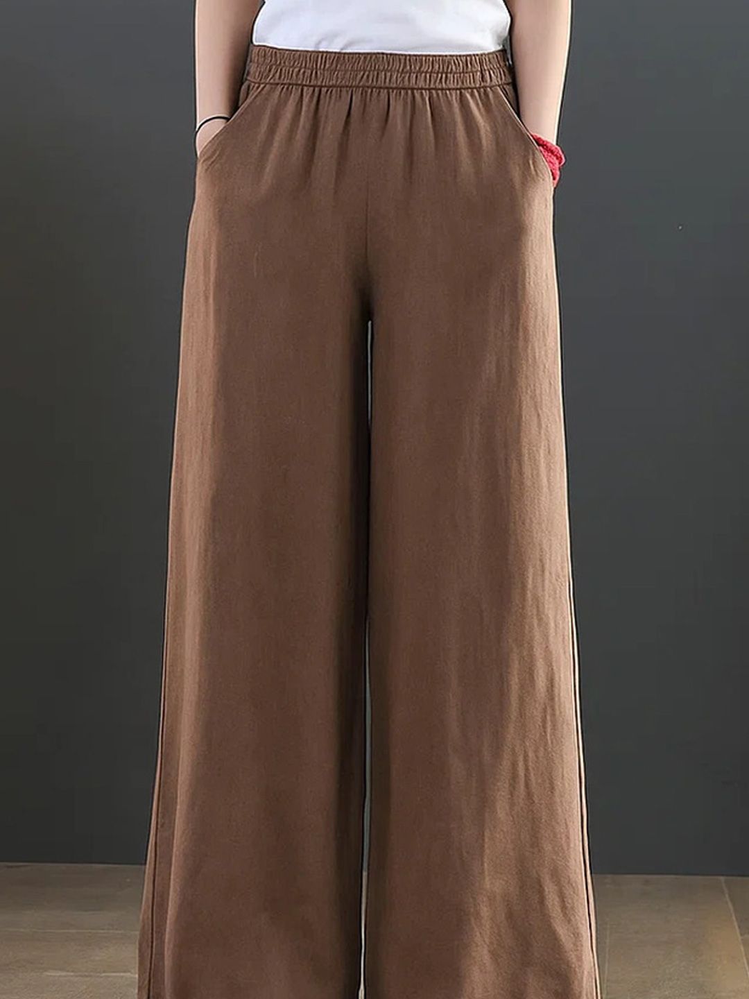 Kotty Women Loose Fit High-Rise RegularTrousers