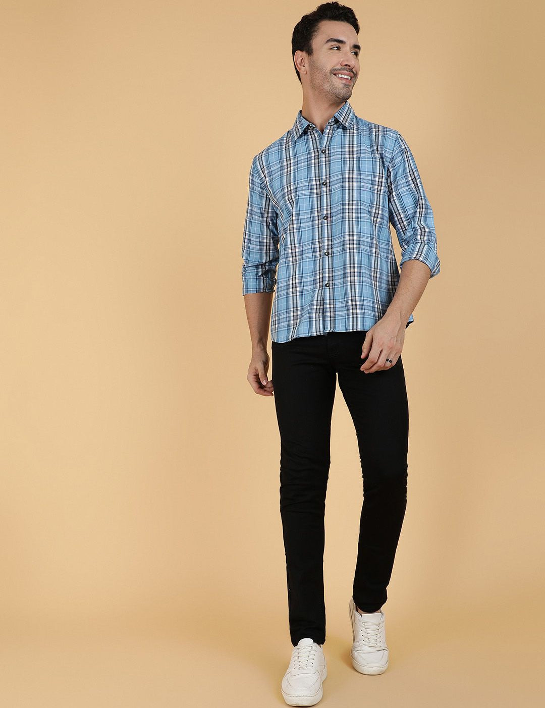 Kotty Men Relaxed Spread Collar Graphic Printed Casual Shirt