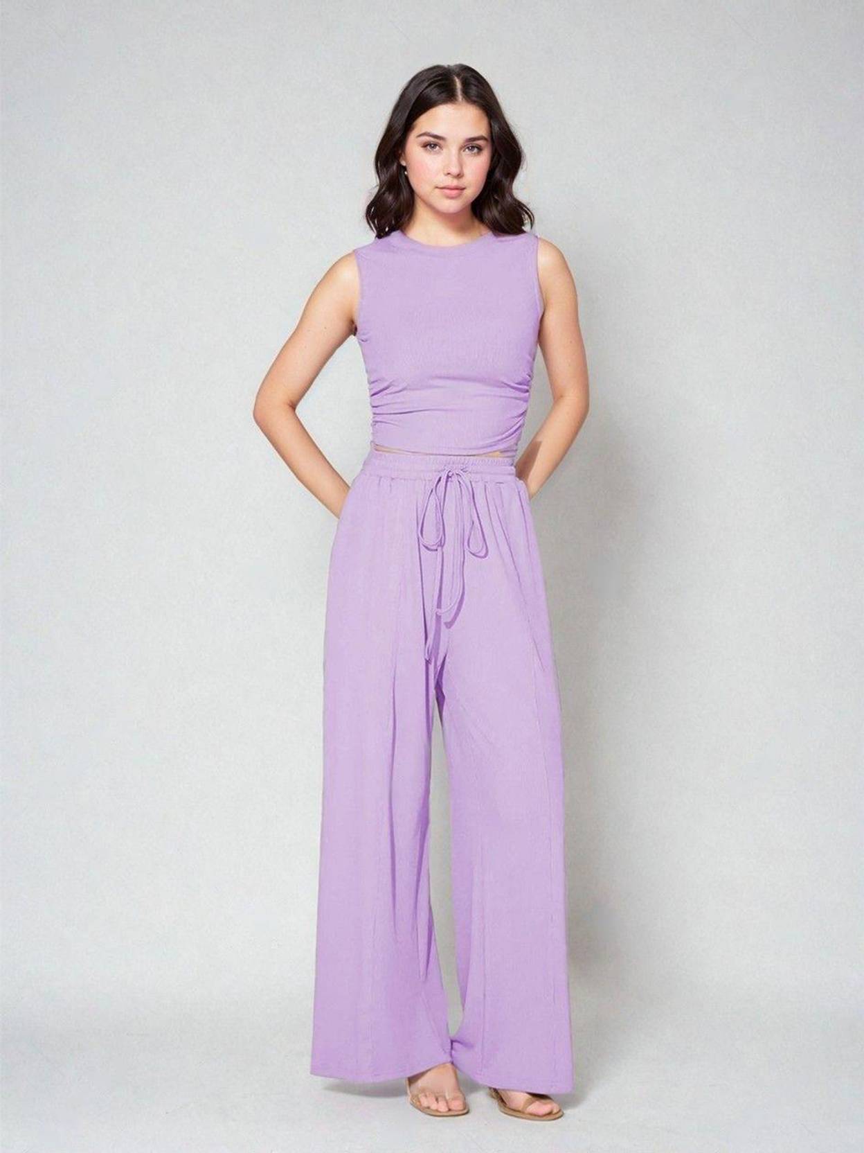 KOTTY Top Palazzos Co-ords Set