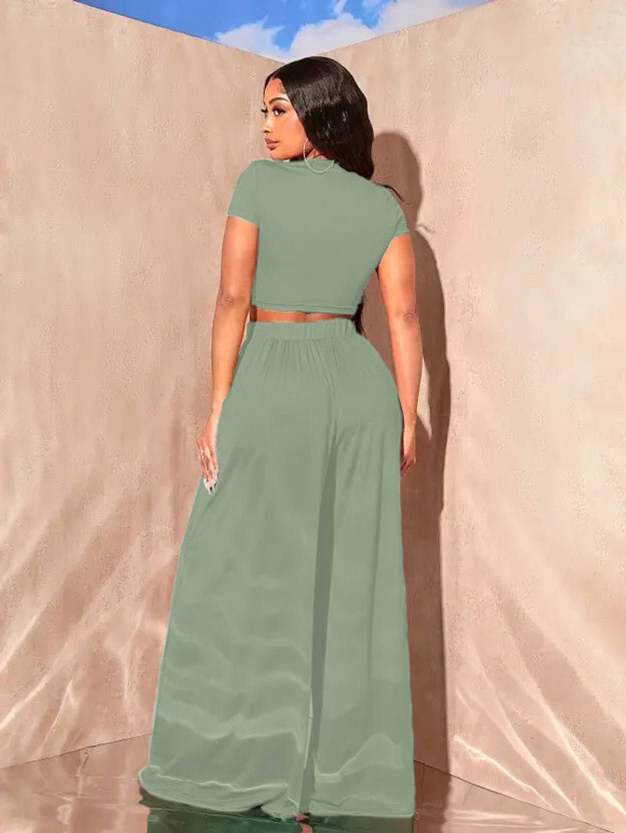 KOTTY Top Palazzos Co-ords Set
