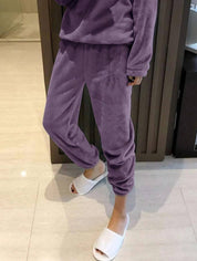 Kotty Round Neck Long Sleeves Sweatshirt With Joggers Co-Ords