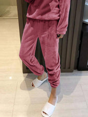 Kotty Round Neck Sweatshirt With Joggers Co-Ords Set