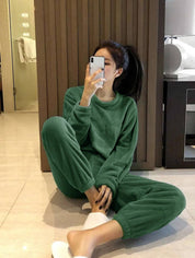 Kotty Round Neck Long Sleeves Sweatshirt With Joggers Co-Ords