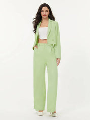 KOTTY Top Pant Co-ords Set with Blazer