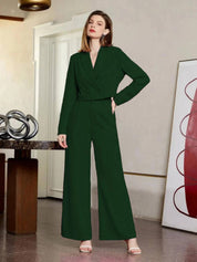 KOTTY Top Pant Co-ords Set with Blazer