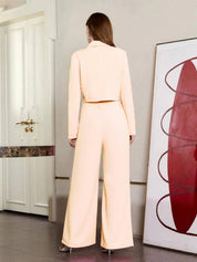 KOTTY Top Pant Co-ords Set with Blazer