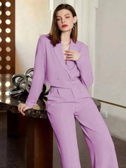 KOTTY Top Pant Co-ords Set with Blazer