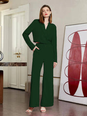 KOTTY Top Pant Co-ords Set with Blazer