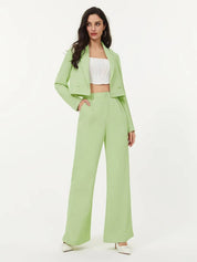 KOTTY Top Pant Co-ords Set with Blazer